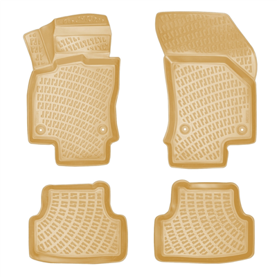 Rizline Audi A3 2012-2019 3D Havuzlu Paspas - BEJ