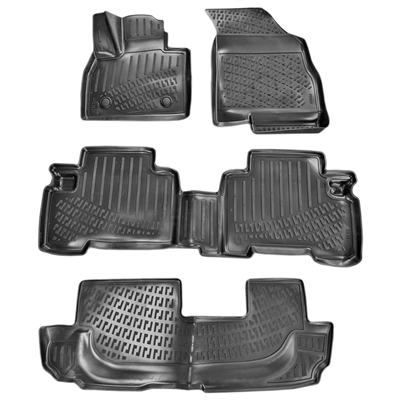 Rizline Chery Tiggo 8 2025+ (7 Koltuk-3 Sıra/Prestige) 3D Havuzlu Paspas