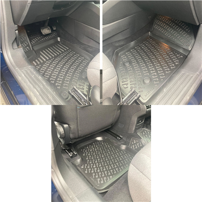 Rizline Citroen C4 2020+ (Benzin/Dizel) /Corsa F 2020+/208 2019+/Mokka 2021+ 3D Havuzlu Paspas