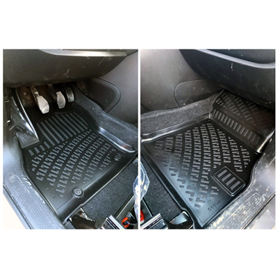 Rizline Fiat Fiorino (Dizel) 2020+ (Panelvan) 3D Havuzlu Ön Paspas