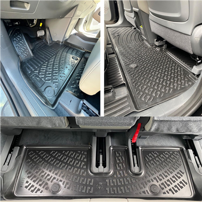 Rizline Kia EV9 2023+ (7 Koltuk-3 Sıra) 3D Havuzlu Paspas
