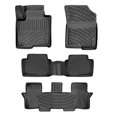 Rizline Kia Sorento (Hybrid) 2021+ (7 Koltuk-3 Sıra) 3D Havuzlu Paspas