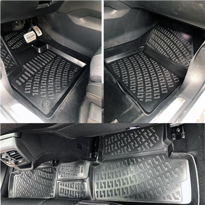 Rizline Peugeot 3008 2016-2024 (Access-Active-Allure) /Grandland 2014-2024 3D Havuzlu Paspas