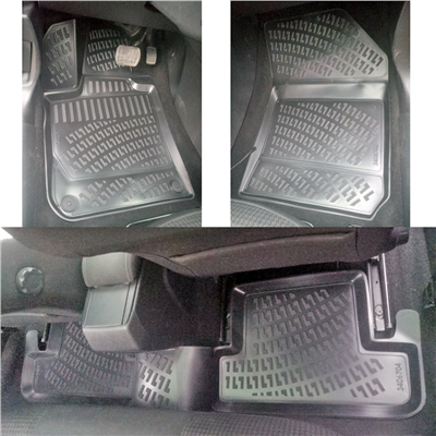 Rizline Peugeot 308 2014-2021 3D Havuzlu Paspas