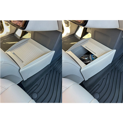 Rizline Togg T10X 2023+ Organizer Ön Konsol Ara Saklama Kutusu - KREM/BEJ