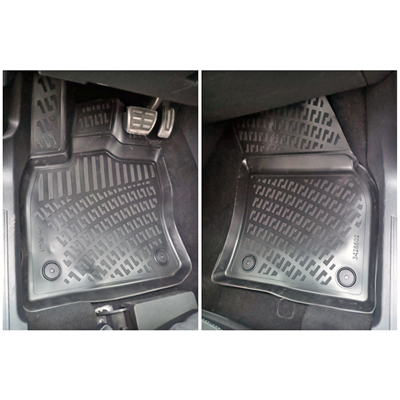 Rizline Volkswagen Caddy 2021+ (Panelvan) /Connect 2023+ 3D Havuzlu Ön Paspas