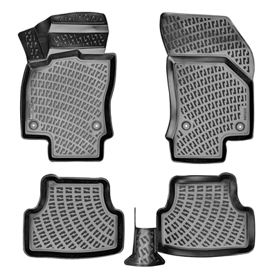 Rizline Volkswagen Golf 7/7,5 2012-2019 /Leon 2012-2020 3D Havuzlu Paspas