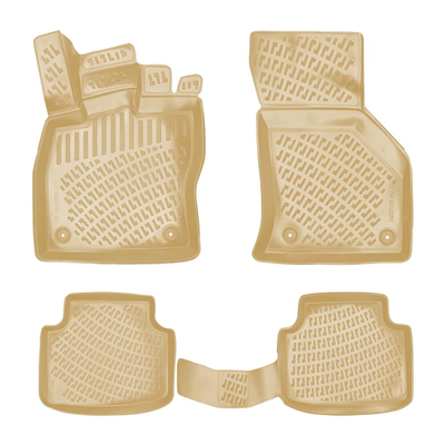 Rizline Volkswagen Passat B8 2015+ 3D Havuzlu Paspas - BEJ