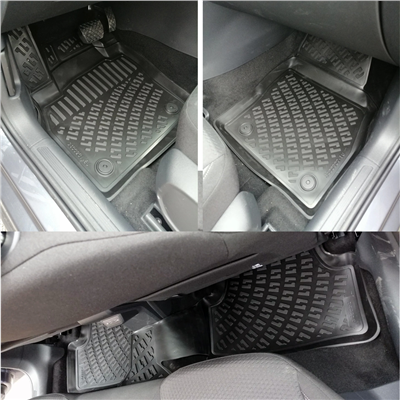 Rizline Volkswagen Polo 6C 2017+ 3D Havuzlu Paspas