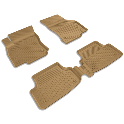 Sahler Seat Leon 2013-2020 /Volkswagen Golf 7 4,5D Havuzlu Paspas - BEJ