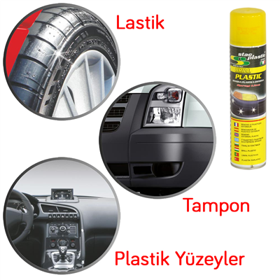 Stac Plastic Tampon Plastik Parlatıcı Sprey 400 Ml BR0900101