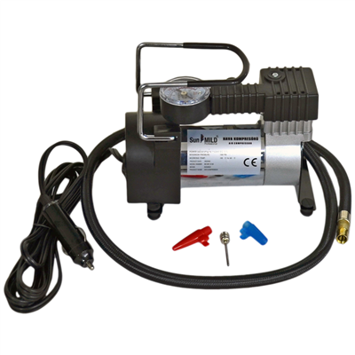 Sun Mild Hava Kompresörü 12V 150 Psi Metal Işıksız Siyah BR2491050