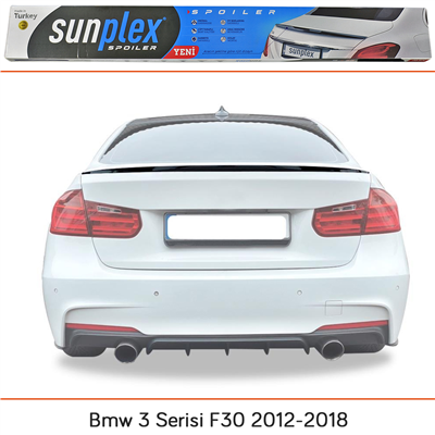 Sunplex Bmw 3 Serisi F30 2012-2018 /3 Serisi G20 Spoiler Bagaj Çıtası Piano Black