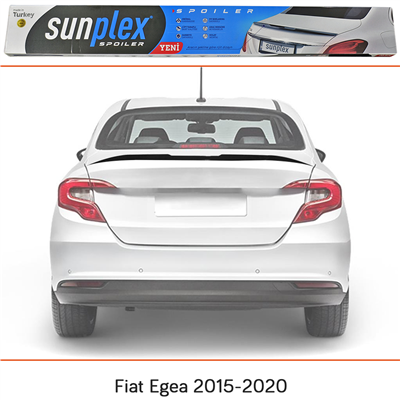 Sunplex Fiat Egea 2015-2021 Spoiler Bagaj Çıtası Piano Black