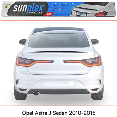 Sunplex Opel Astra J Sedan 2010-2015 Spoiler Bagaj Çıtası Piano Black