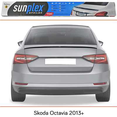 Sunplex Skoda Octavia 2013-2019 Spoiler Bagaj Çıtası Piano Black