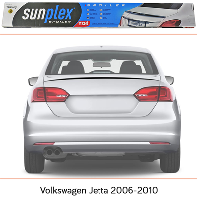 Sunplex Volkswagen Jetta 2006-2010 Spoiler Bagaj Çıtası Piano Black