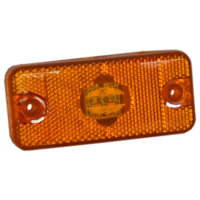 TAS 12V Side Marker Lamba 4 Ledli Sarı Braketsiz 11x5 cm (Boxer-Jumper-Ducato) TAS.070S-12 (2 li)