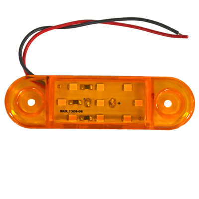 TAS 24V Side Marker Lamba 9 Ledli Sarı 8,5x2,5 cm TAS.018S-24 (2 li)