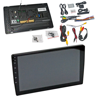 Twogo GO-i9001 Android Monitör 9 inç QLed HD Dokunmatik Ekran (Carplay, 2GB+32GB, 60Wx4, BT)