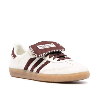 adidas x Wales Bonner Samba - White and Dark Brown