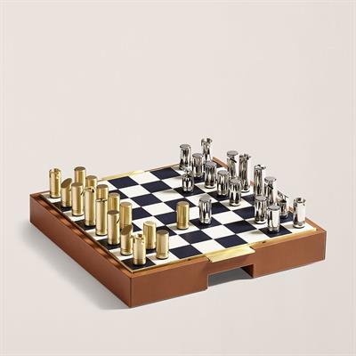 Fowler Chess and Draughts Game Gift Set