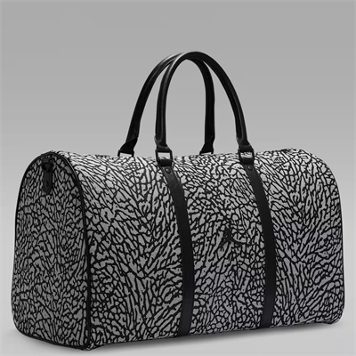 Jordan Icon Spor Çantası – Black Print 40 L