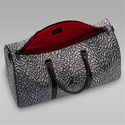 Jordan Icon Spor Çantası – Black Print 40 L