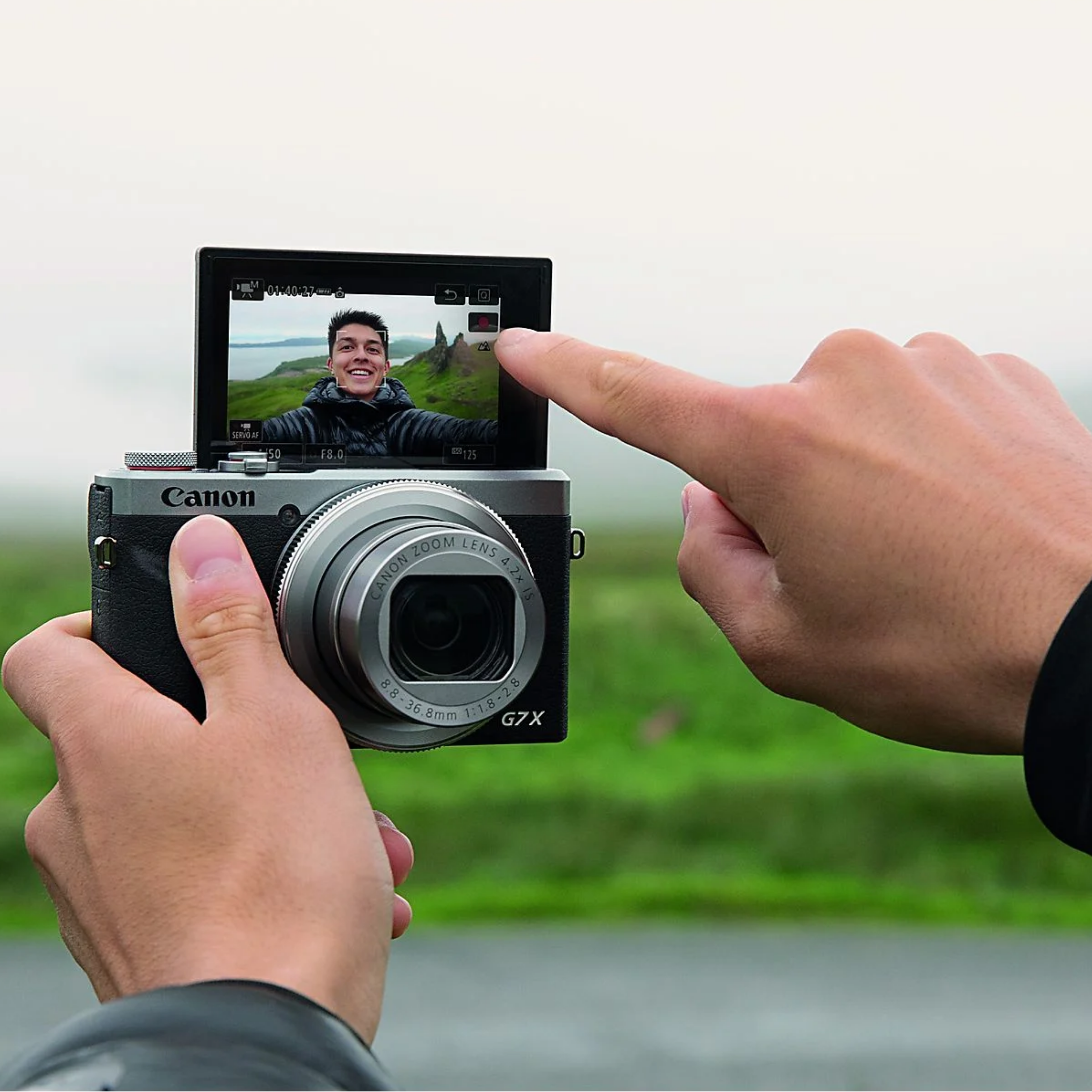 Canon PowerShot G7 X Mark III – Gümüş / Siyah