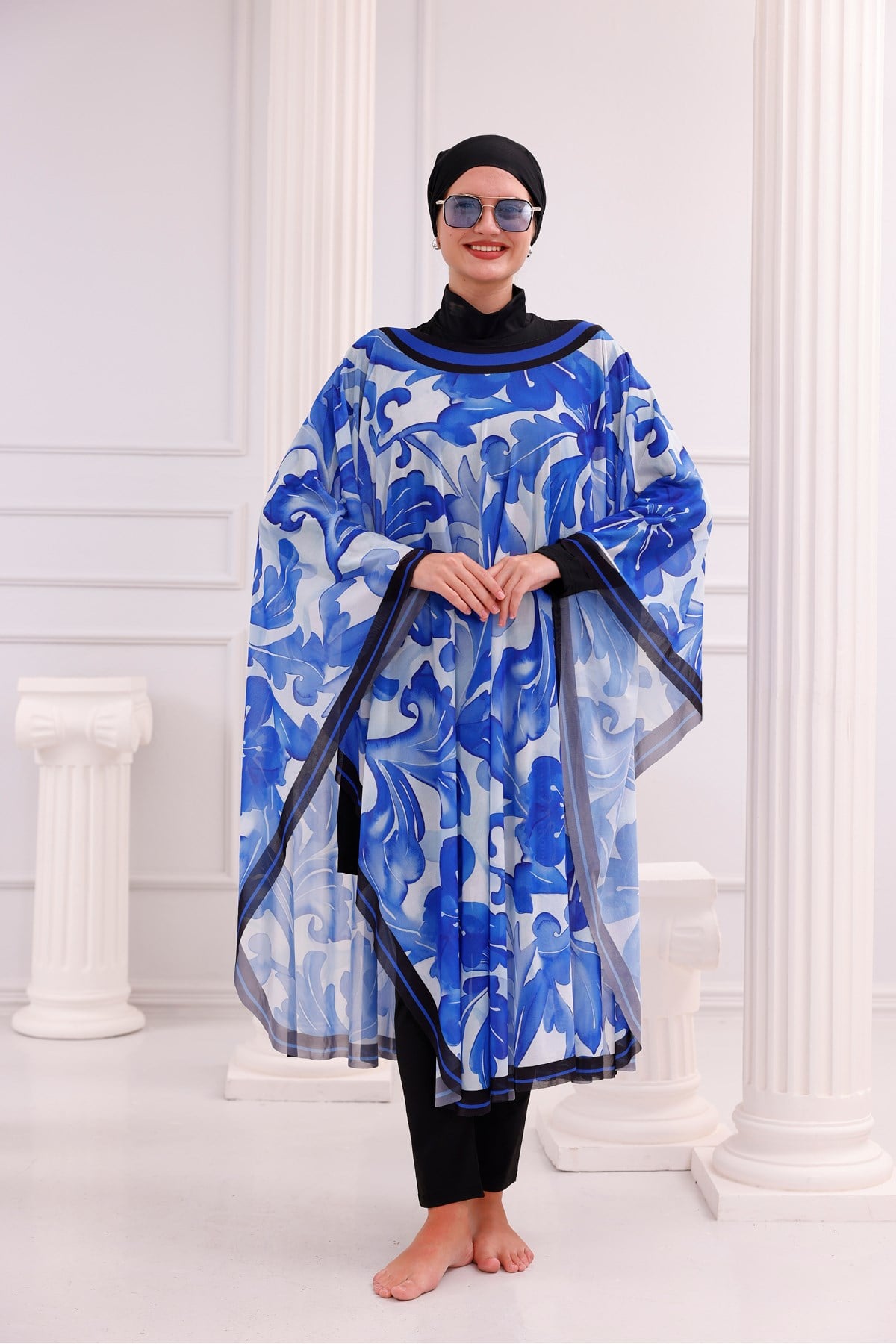 Kimono Pareo - Tesettür Pareo - Akdeniz Model 240x135 Cm