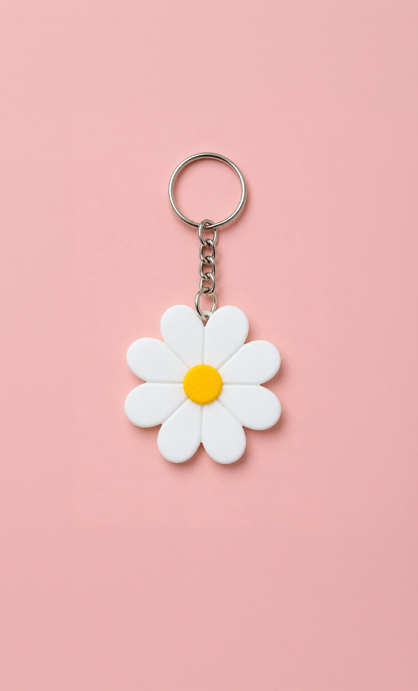 Tarzınıseç 3D Papatya Anahtarlık Charm