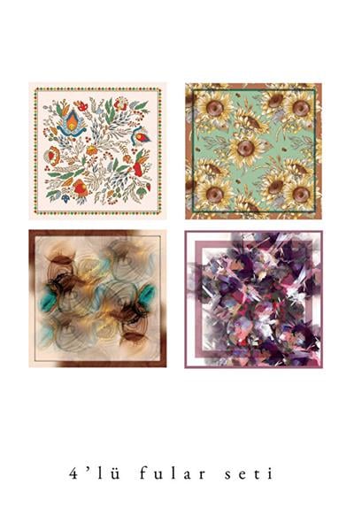 Karışık Fular 80 Adet