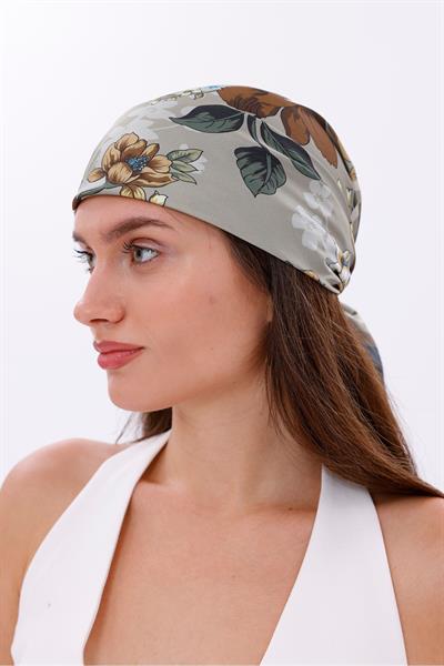 Zarif Yasemin Model Fular Bandana Şal Estascarf 70x70 Cm