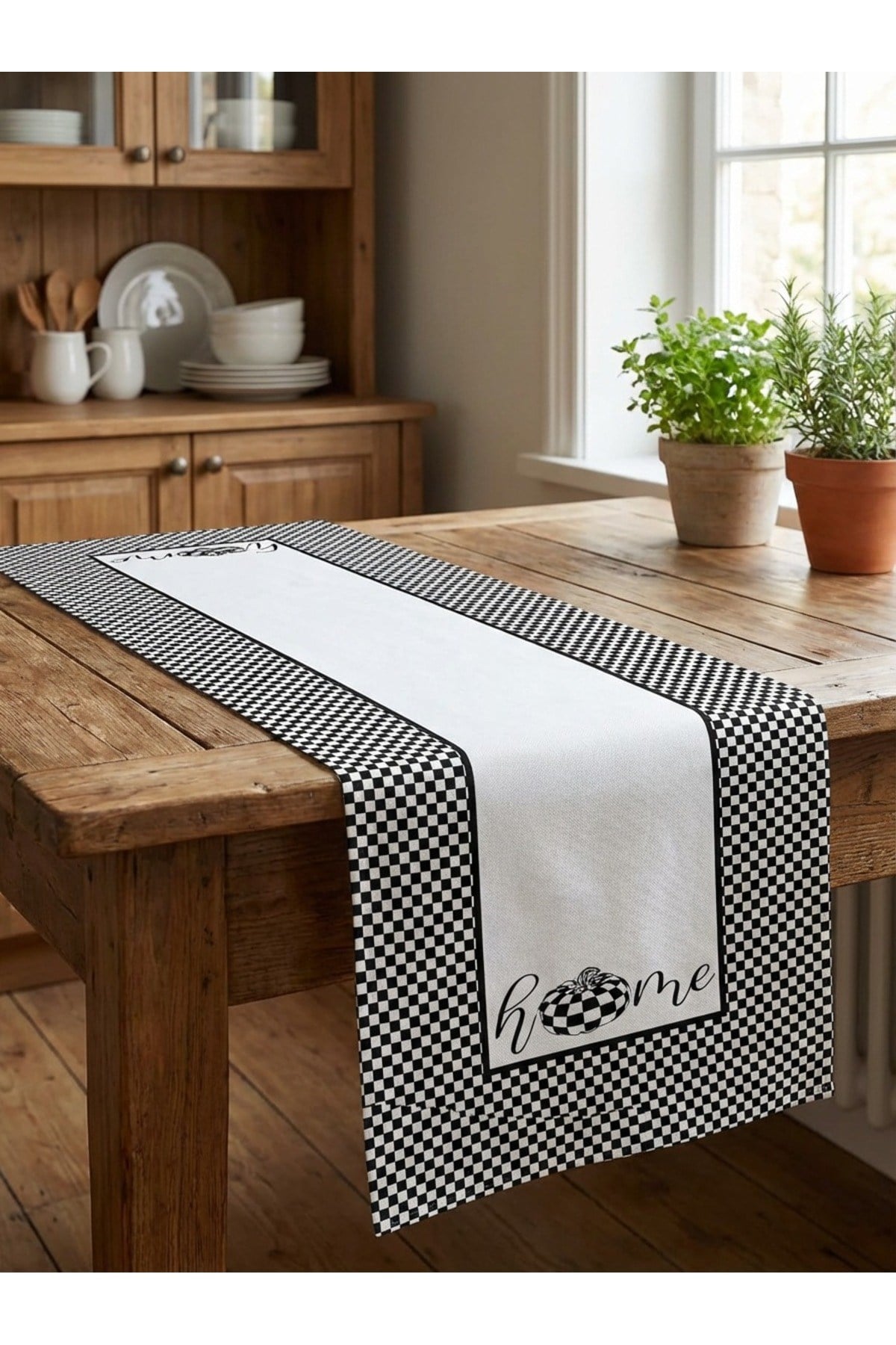Home Desenli Desenli Runner & 4’lü Yuvarlak Supla Takım