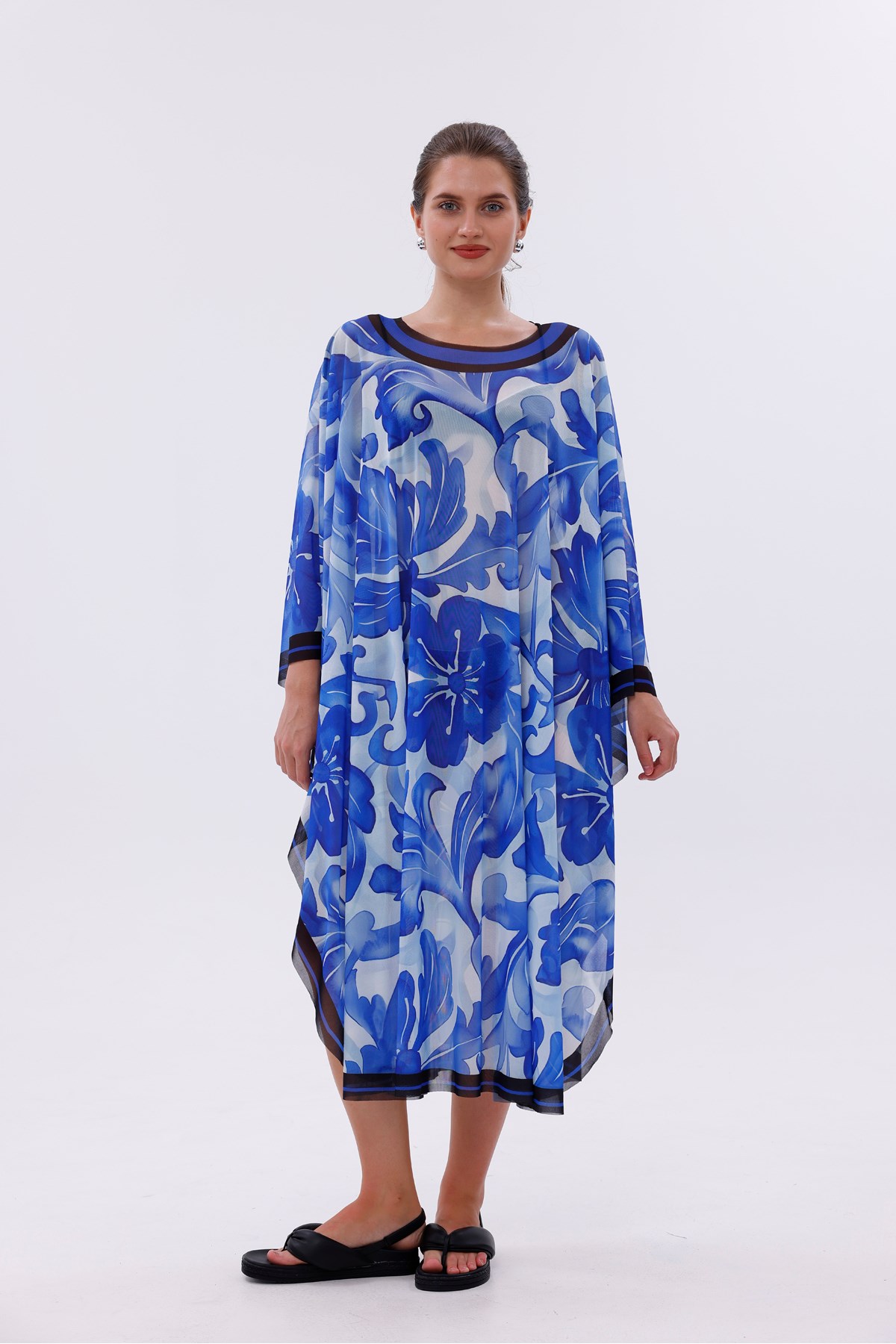 Kimono Pareo - Tesettür Pareo - Akdeniz Model 240x135 Cm