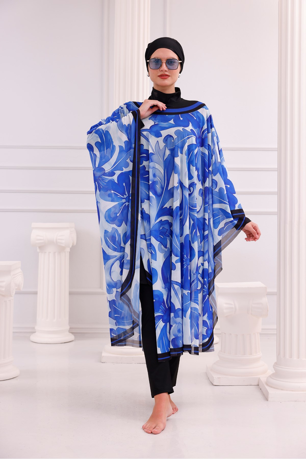 Kimono Pareo - Tesettür Pareo - Akdeniz Model 240x135 Cm