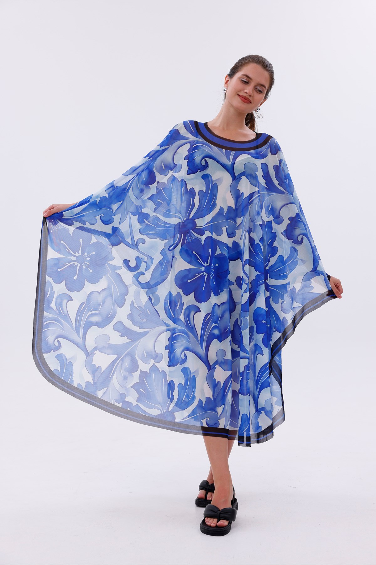 Kimono Pareo - Tesettür Pareo - Akdeniz Model 240x135 Cm