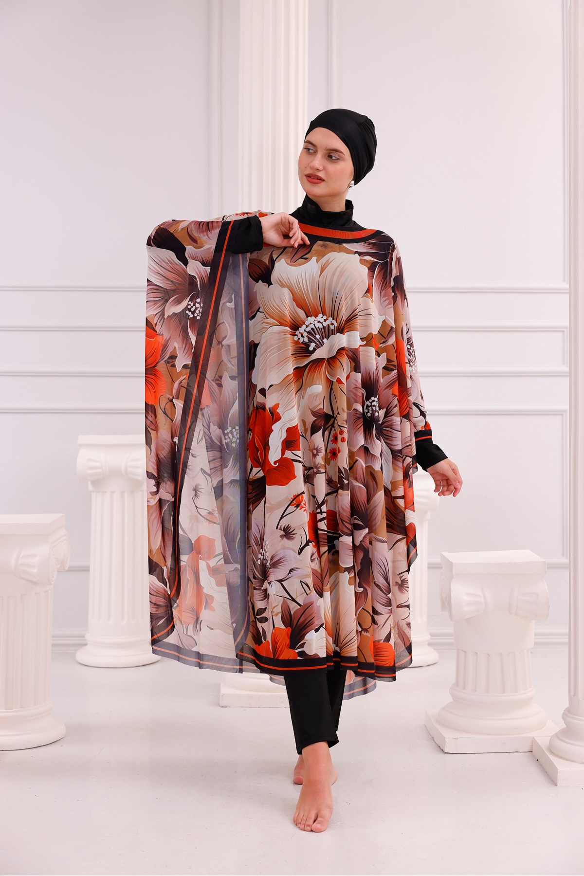 Kimono Pareo - Tesettür Pareo - Belek Model 240x135 Cm
