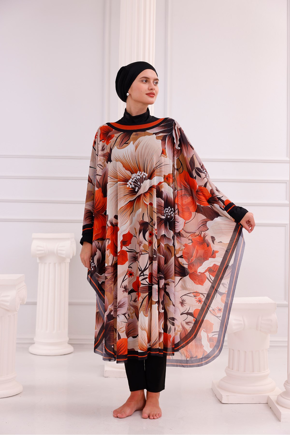 Kimono Pareo - Tesettür Pareo - Belek Model 240x135 Cm