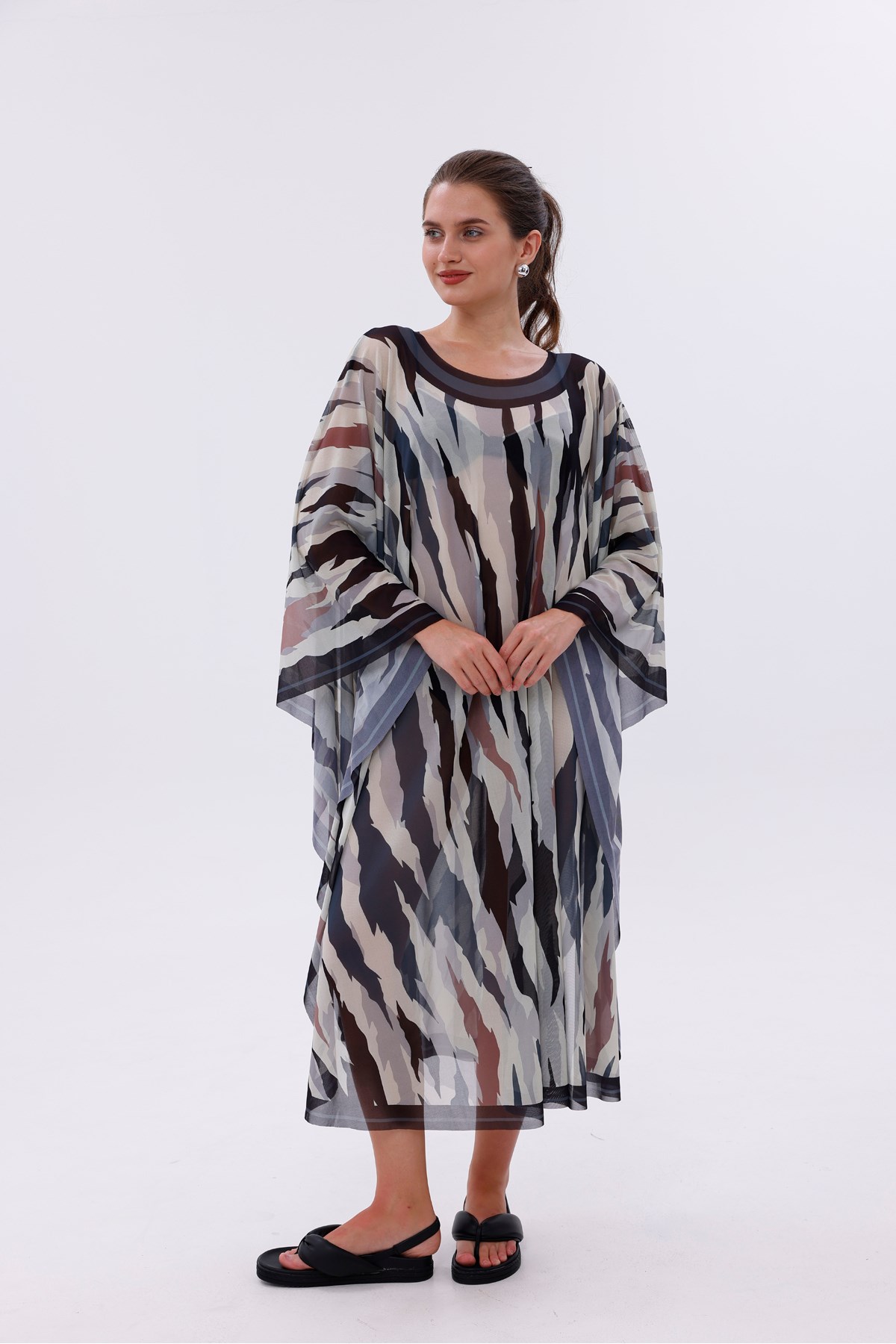 Kimono Pareo - Tesettür Pareo - Bodrum Model 240x135 Cm