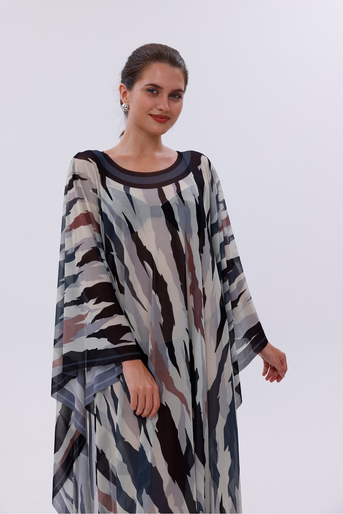 Kimono Pareo - Tesettür Pareo - Bodrum Model 240x135 Cm