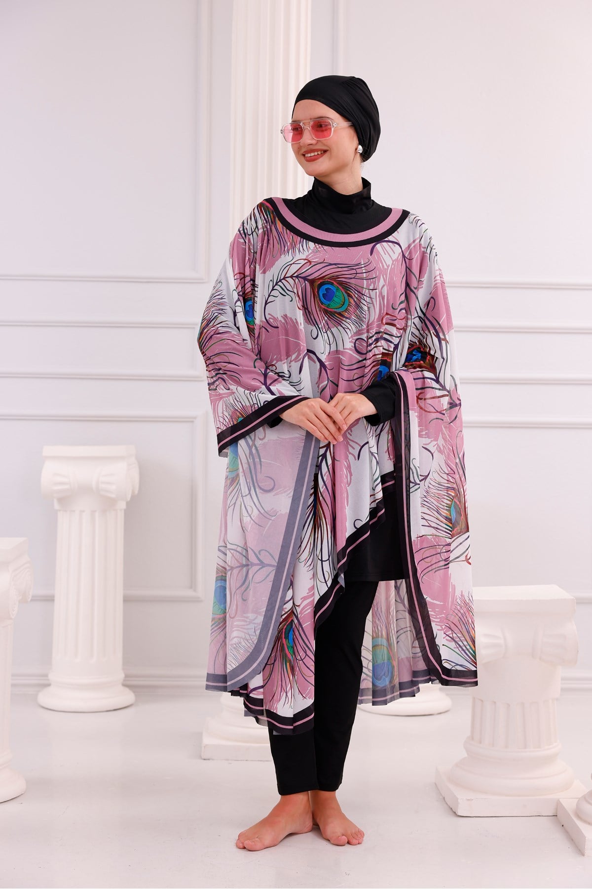 Kimono Pareo - Tesettür Pareo - Ege Model 240x135 Cm