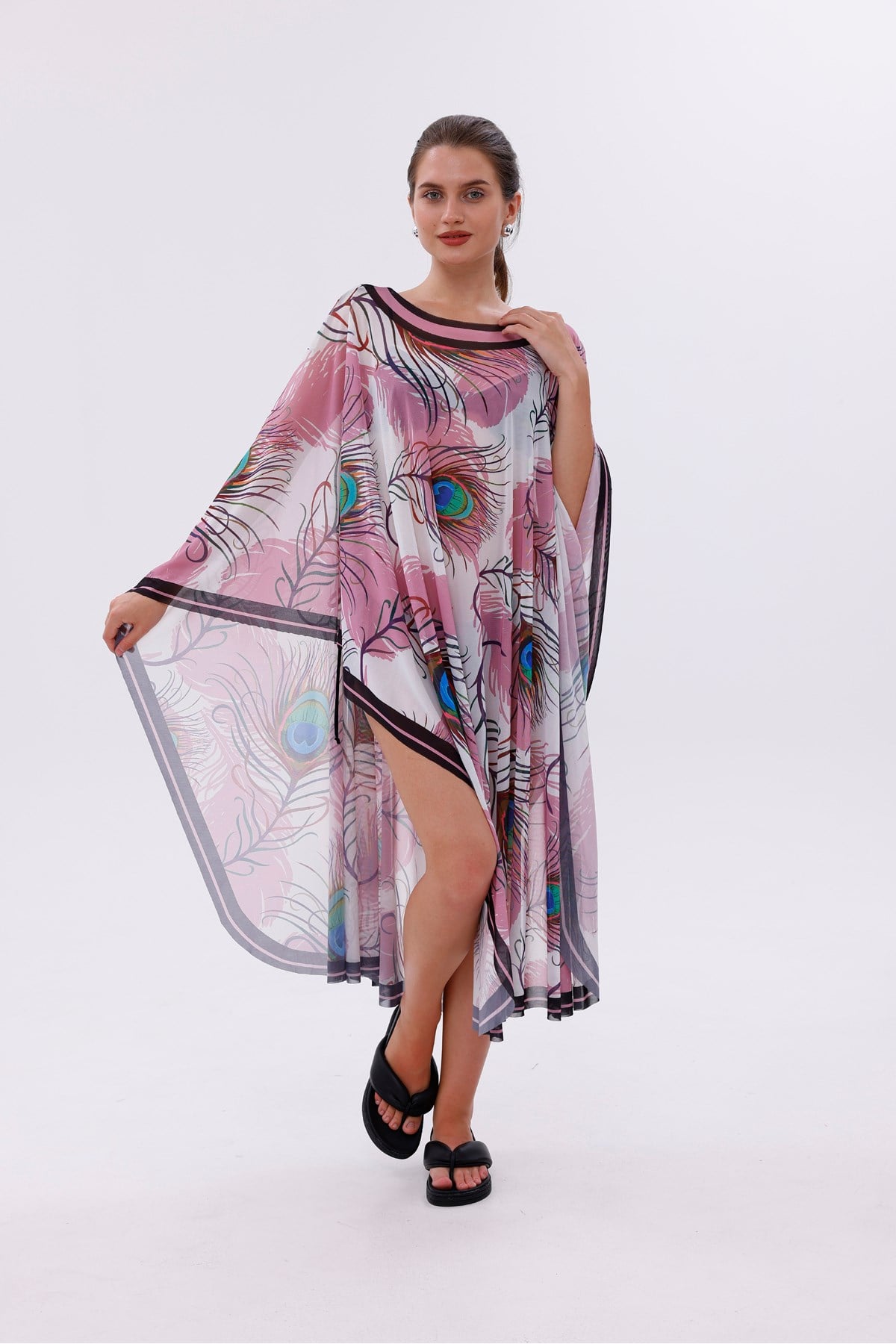 Kimono Pareo - Tesettür Pareo - Ege Model 240x135 Cm