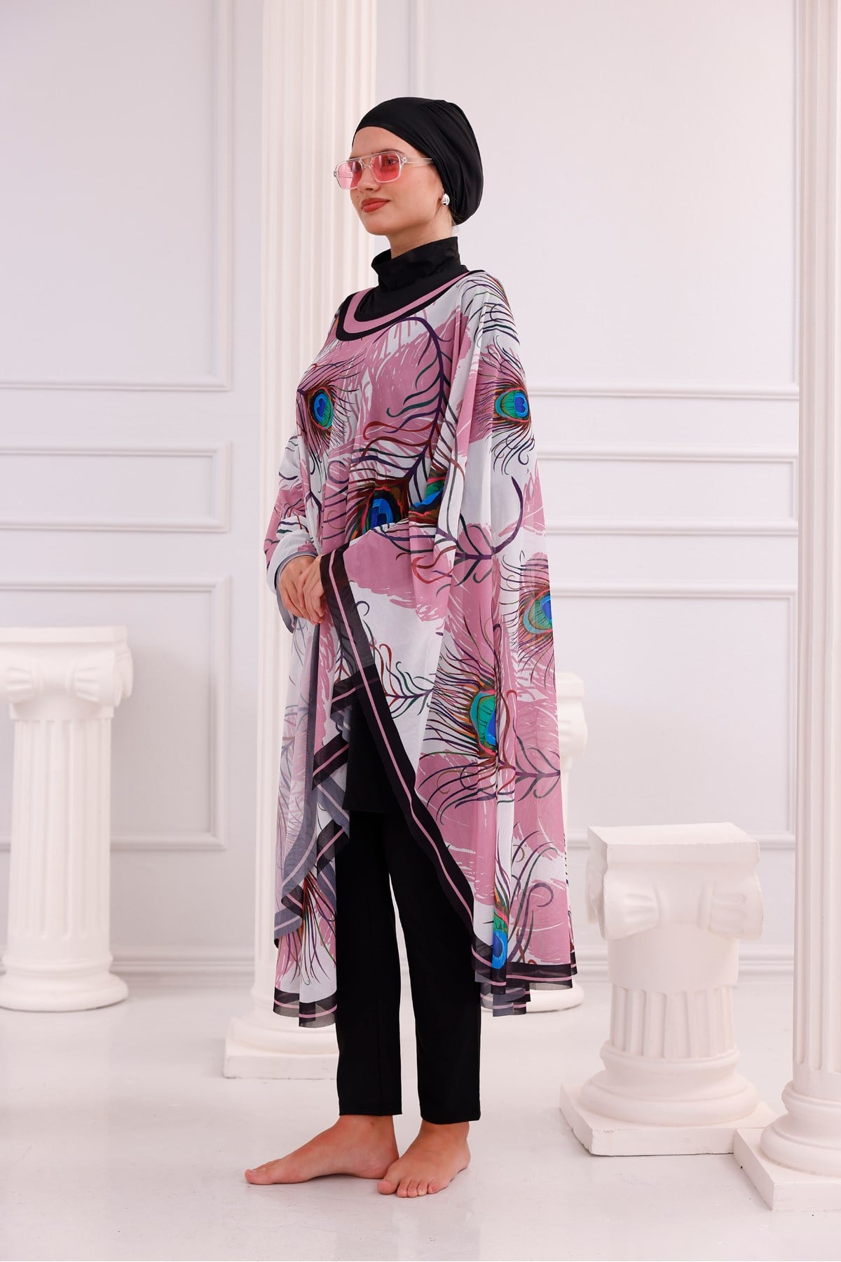 Kimono Pareo - Tesettür Pareo - Ege Model 240x135 Cm