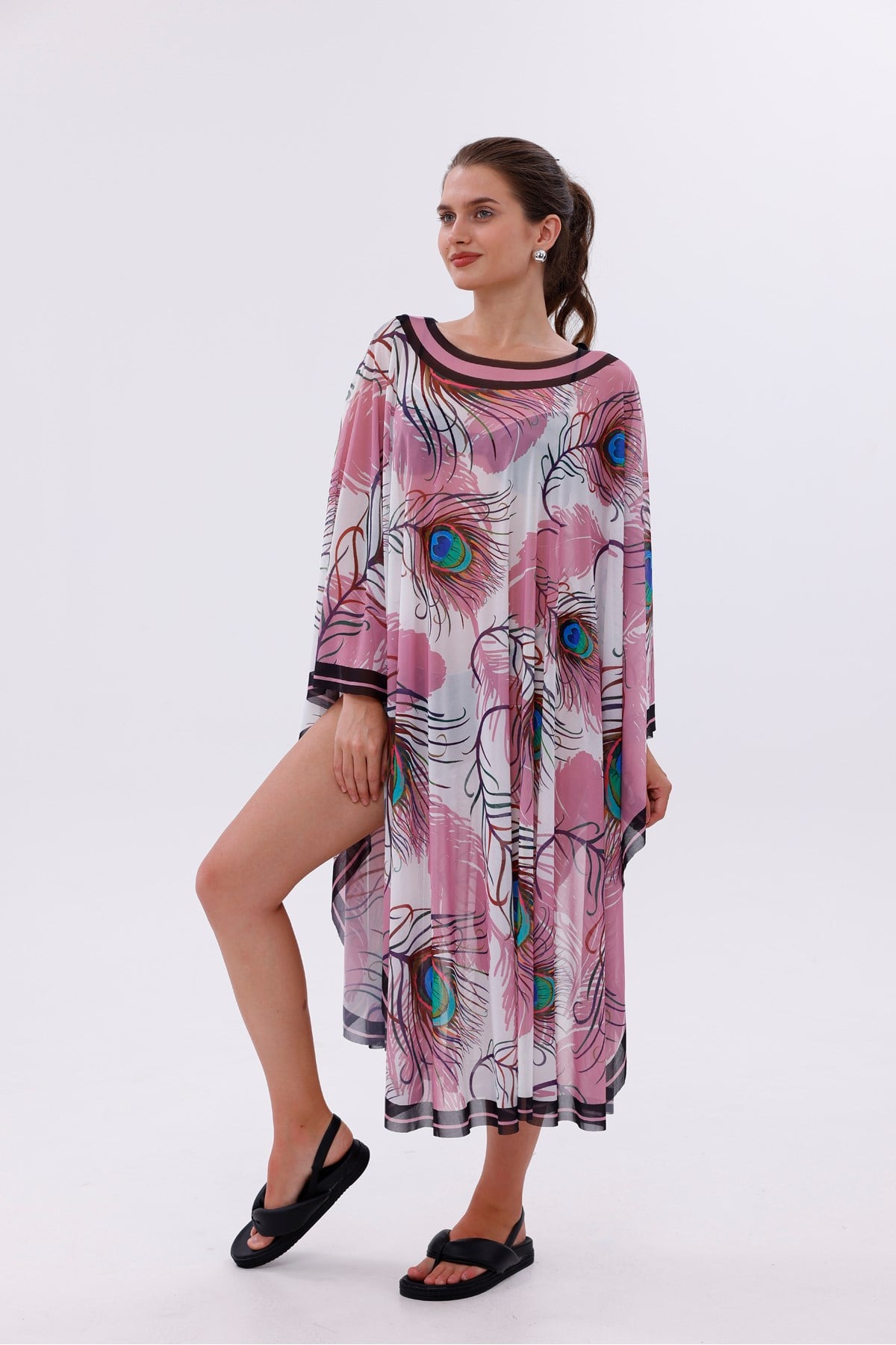 Kimono Pareo - Tesettür Pareo - Ege Model 240x135 Cm