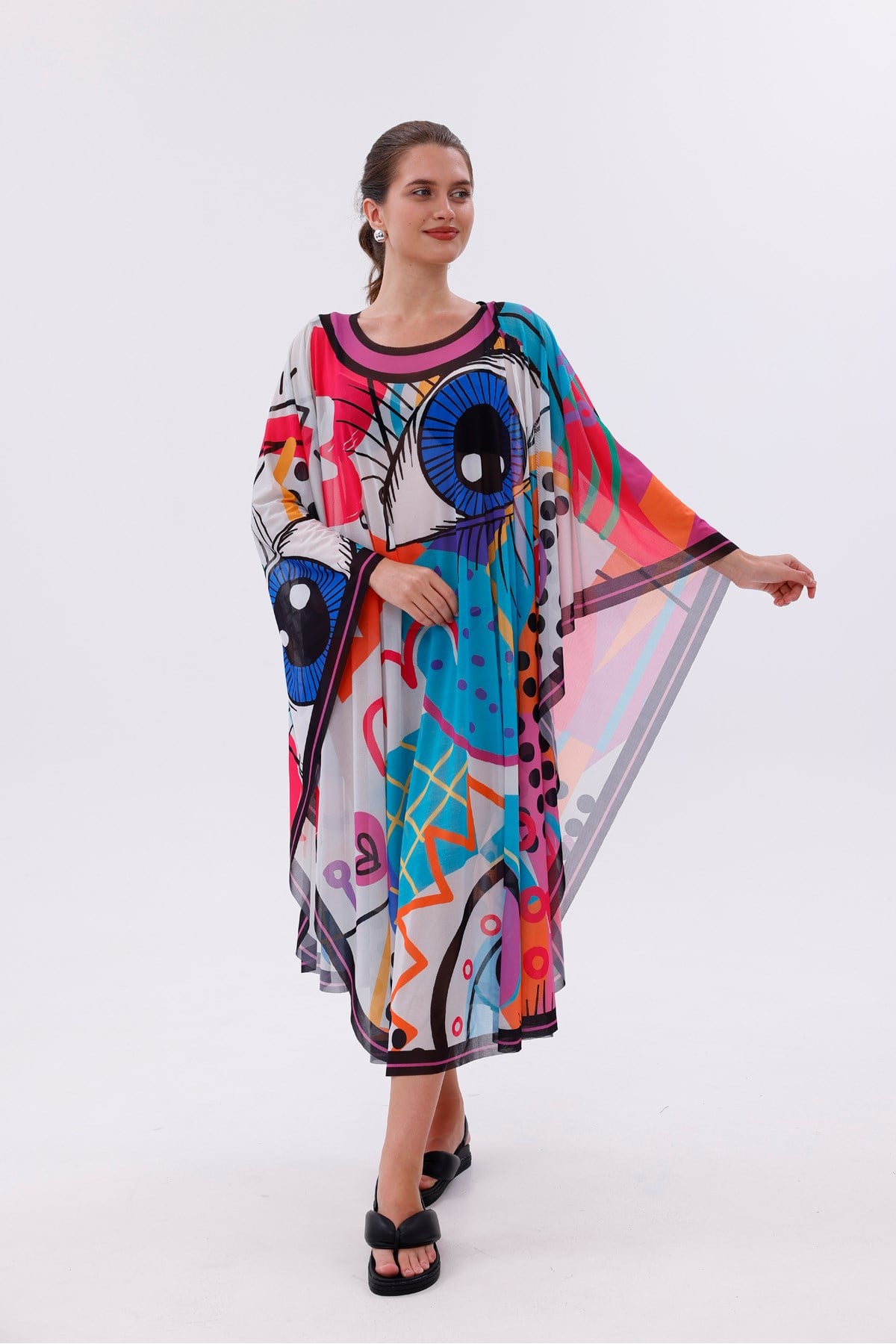 Kimono Pareo - Tesettür Pareo - Fethiye Model 240x135 Cm