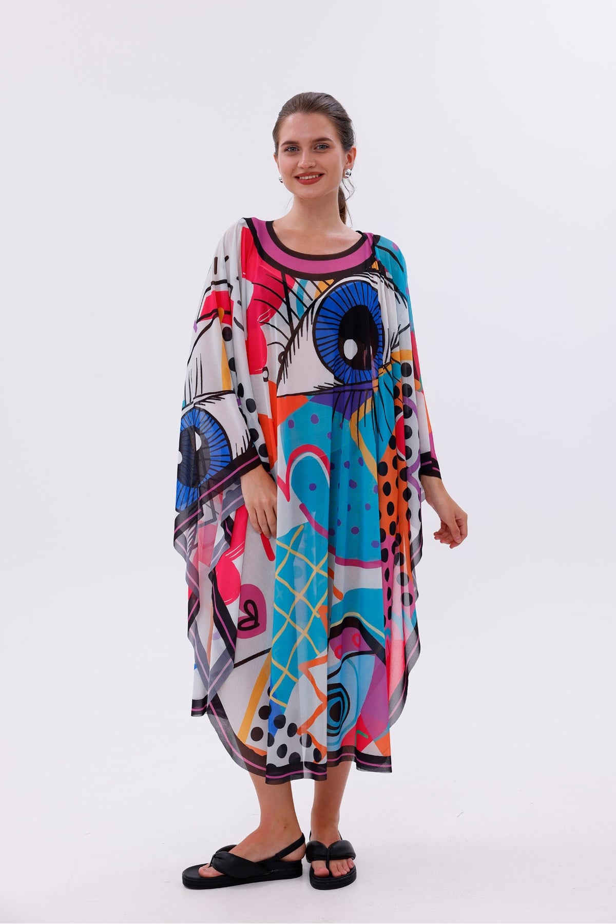 Kimono Pareo - Tesettür Pareo - Fethiye Model 240x135 Cm