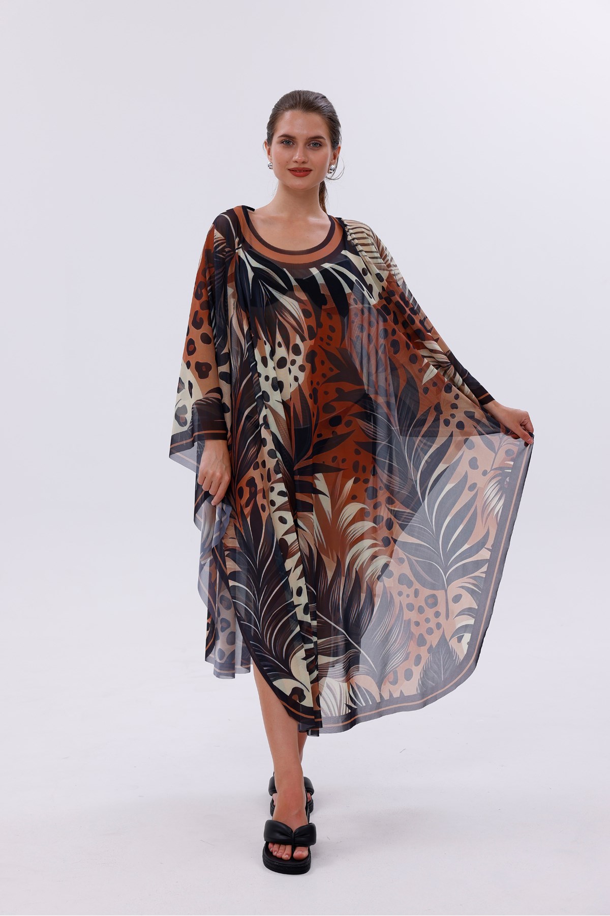 Kimono Pareo - Tesettür Pareo - Marmaris Model 240x135 Cm