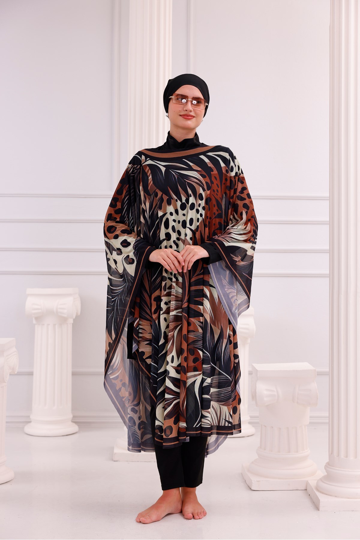 Kimono Pareo - Tesettür Pareo - Marmaris Model 240x135 Cm