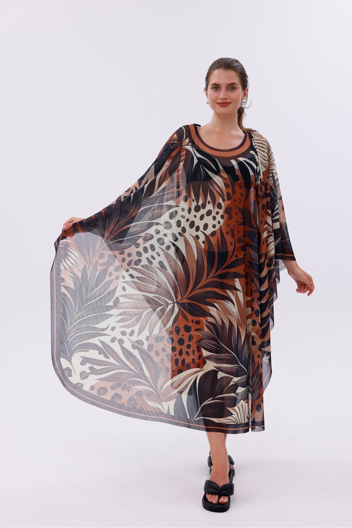Kimono Pareo - Tesettür Pareo - Marmaris Model 240x135 Cm